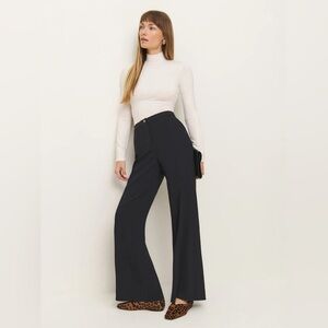 Reformation Teddy Knit Pant Black - Size 8